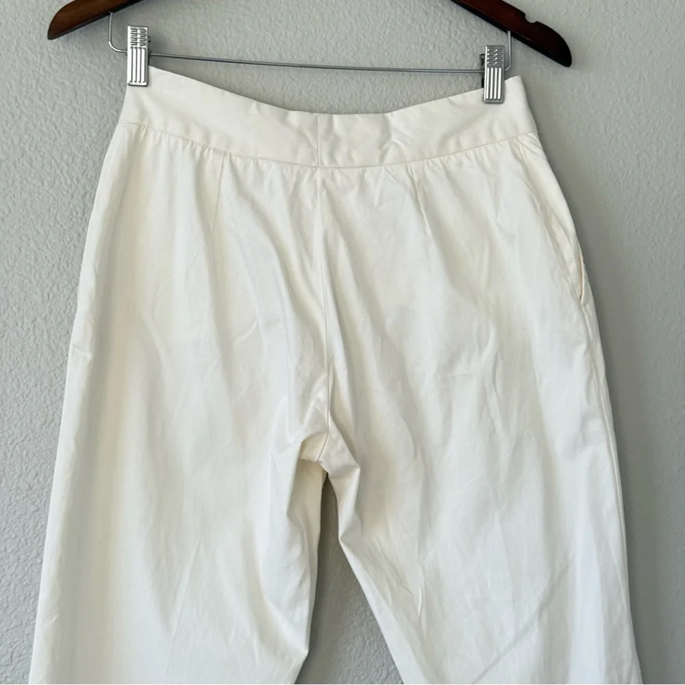 Loro Piana Women’s Philadelphia Straight‎ leg Cotton Silk Trouser pants 42 / 6